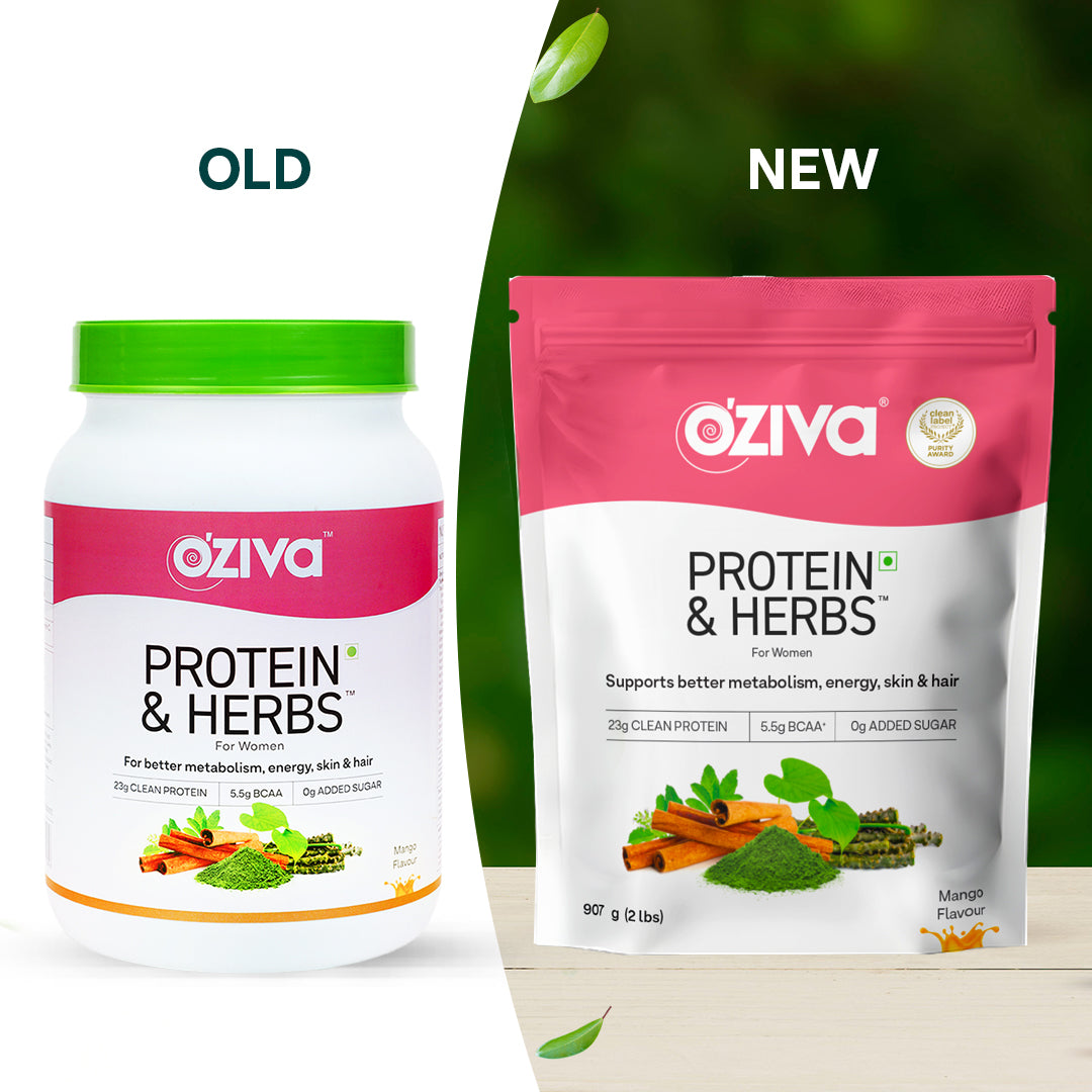 OZiva Protein Powder for Women for Weight Loss Fat Loss 100